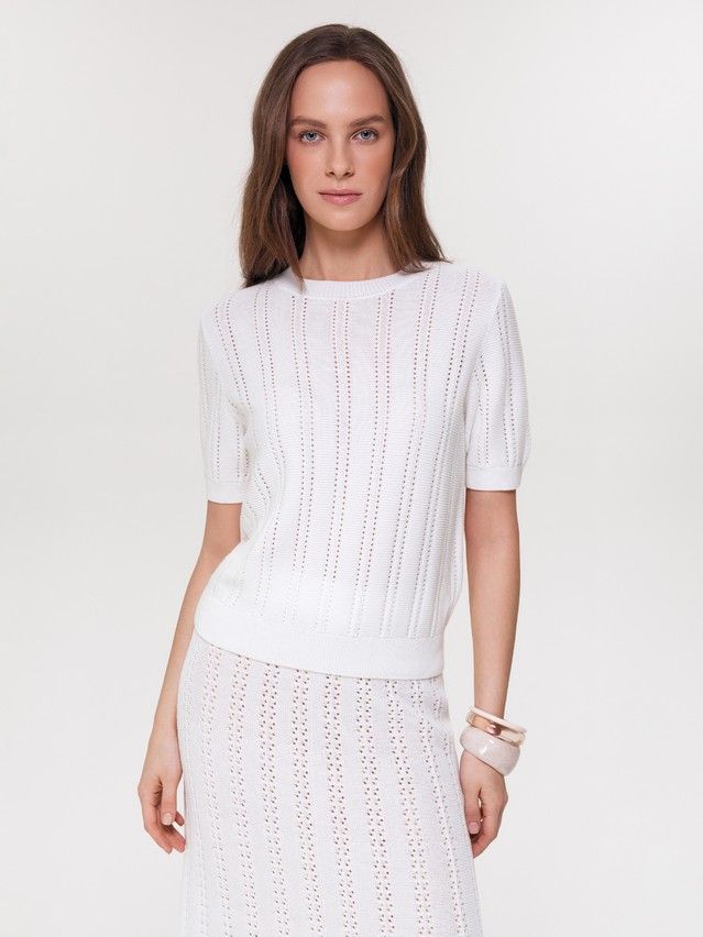 Women's pullover CONTE ELEGANT LDK2561, s.170-84, ecru - 3