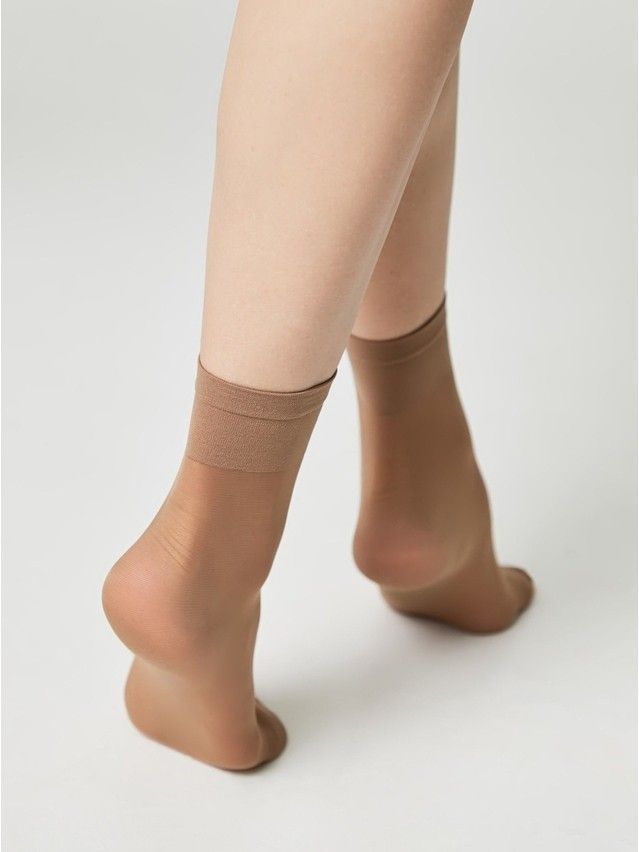 Women's socks CONTE ELEGANT TENSION SOFT 20 (1 pair),s.23-25, bronz - 2