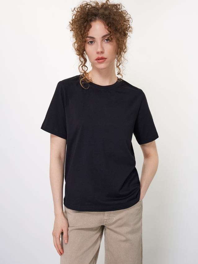 Women's polo neck shirt CONTE ELEGANT LD 3206, s.170-84, black-3conte - 6