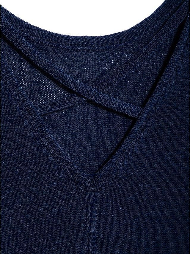 Women's polo neck shirt CONTE ELEGANT LDK049, s.170-84, navy - 5