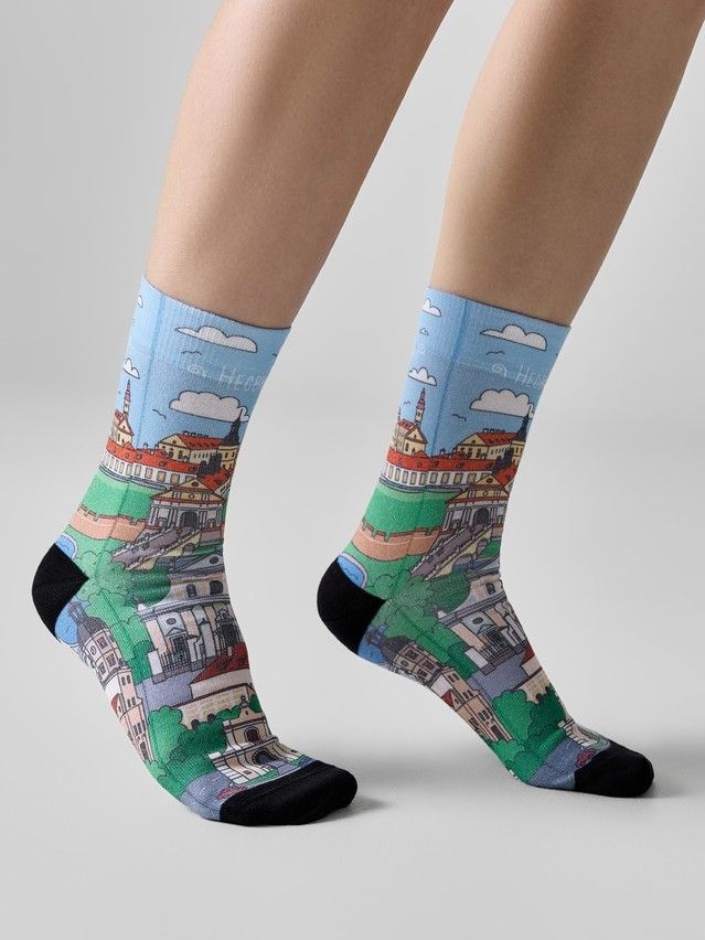 Women's socks CONTE ELEGANT CLASSIC, s.23-25, 1215 multicolor - 4