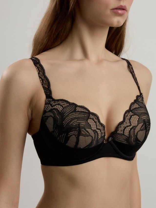 Bra CONTE ELEGANT FLEUR DE LIS TB1142, s.70D, black - 3