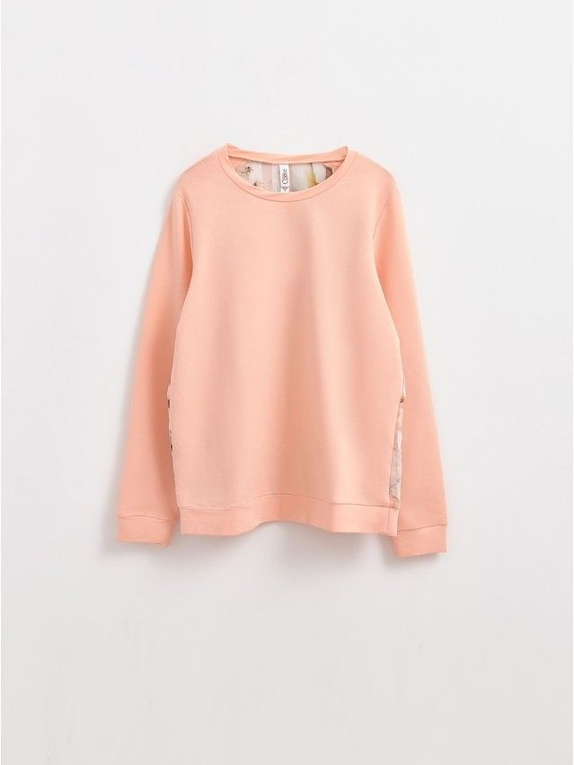 Women's polo neck shirt CONTE ELEGANT LD 704, s.158,164-100, peach - 8