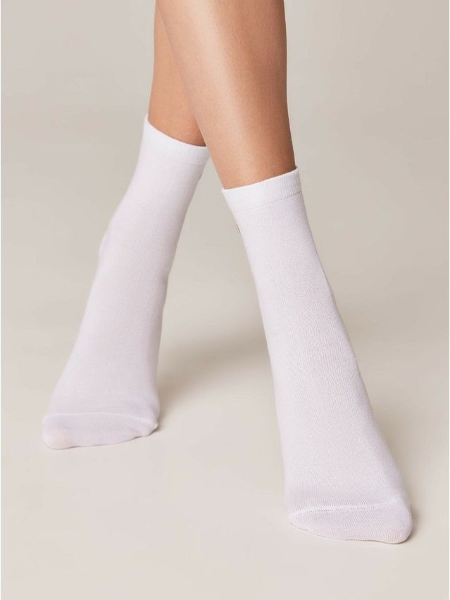 Women's socks CONTE ELEGANT CLASSIC, s.23, 427 white - 2