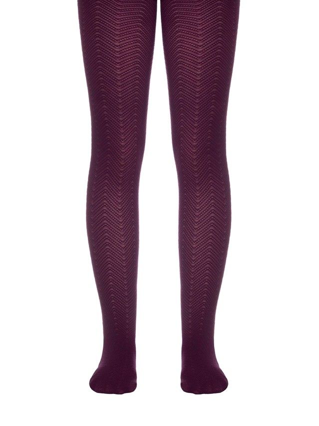 Fancy children's tights CONTE ELEGANT NANCY, s.104-110, melanzana - 1