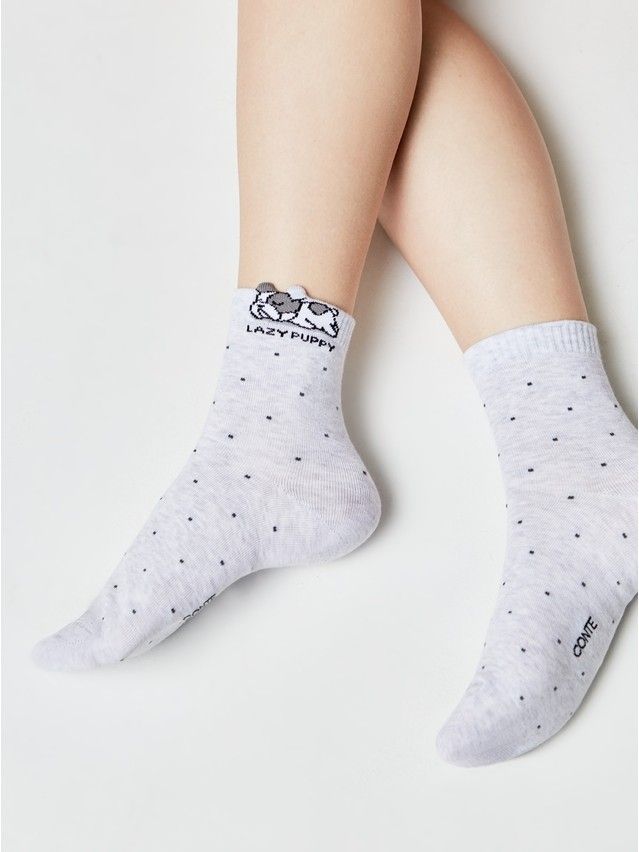 Women's socks CONTE ELEGANT CLASSIC, s.23, 252 light grey - 5