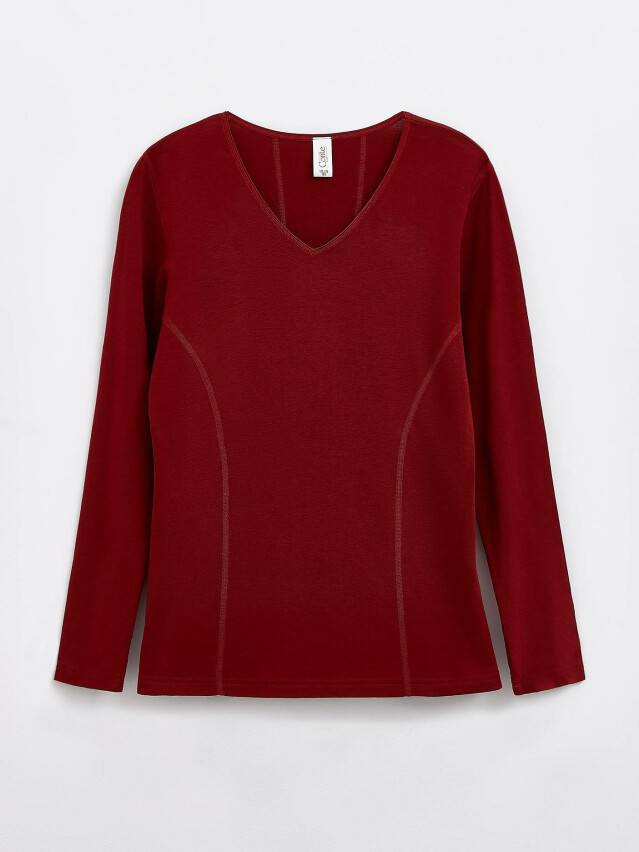 Women's pullover CONTE ELEGANT LFT 592, s.158,164-100, burgundy - 1