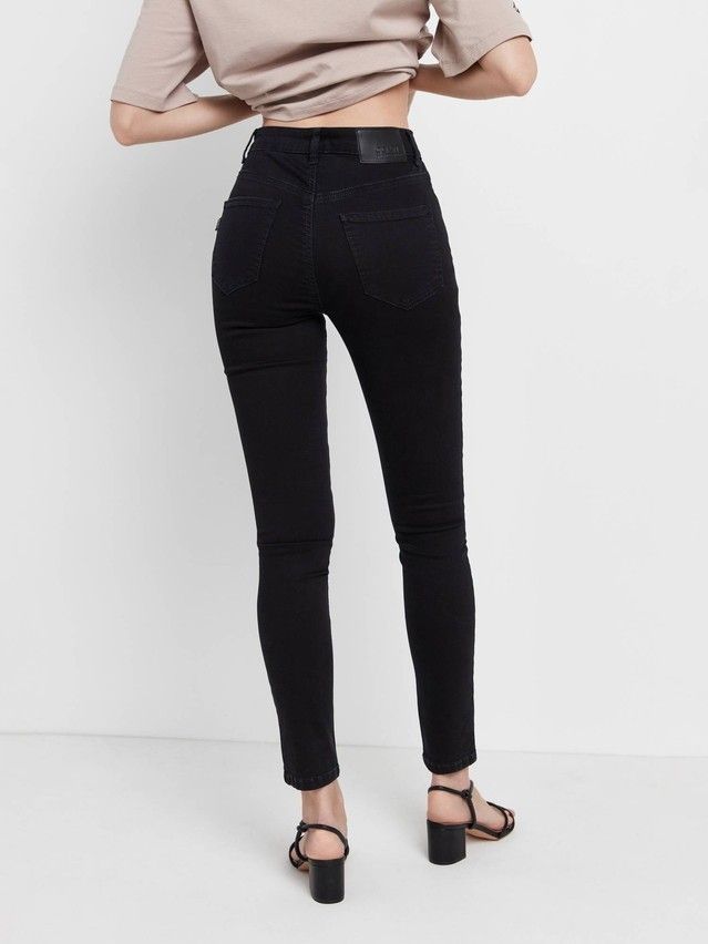 Denim trousers CONTE ELEGANT CON-395, s.170-102, washed black - 4