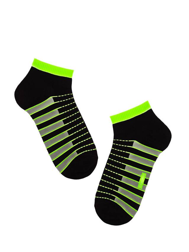 Men's socks DiWaRi ACTIVE, s. 40-41, 067 black-lettuce green - 1