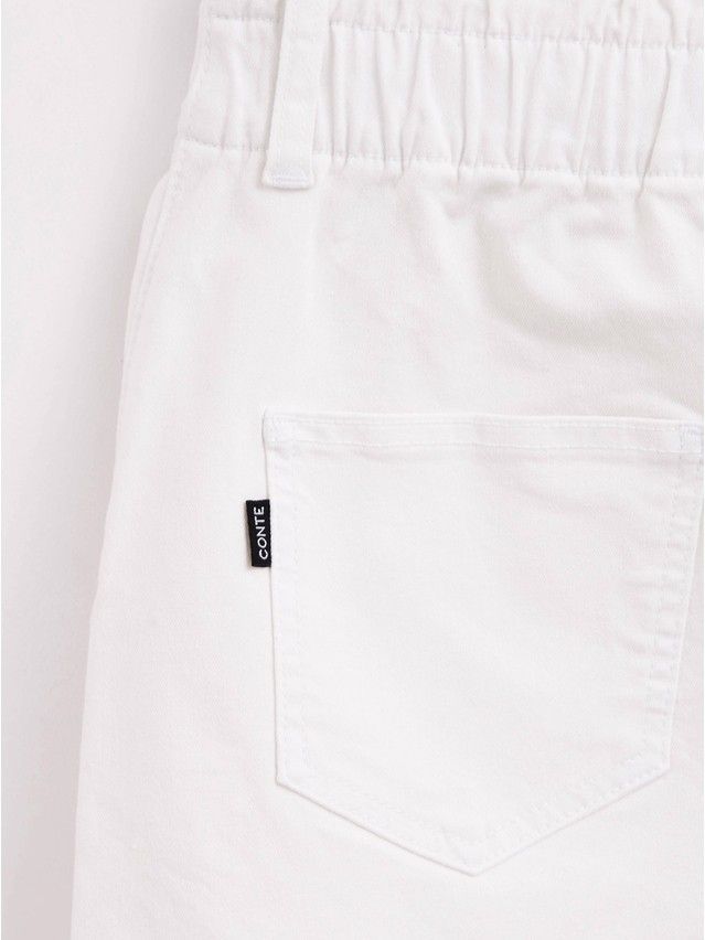 Denim skirt CONTE ELEGANT CON-425, s.170-90, white - 9