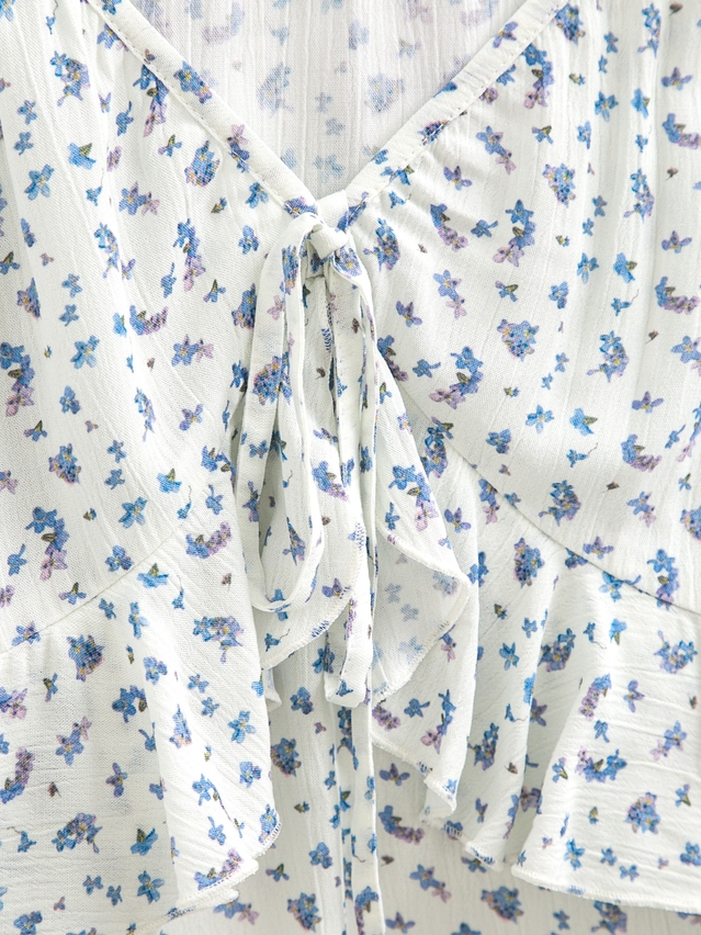 Women's blouse CONTE LBL 3473, s.170-88-94, white-flowers - 9