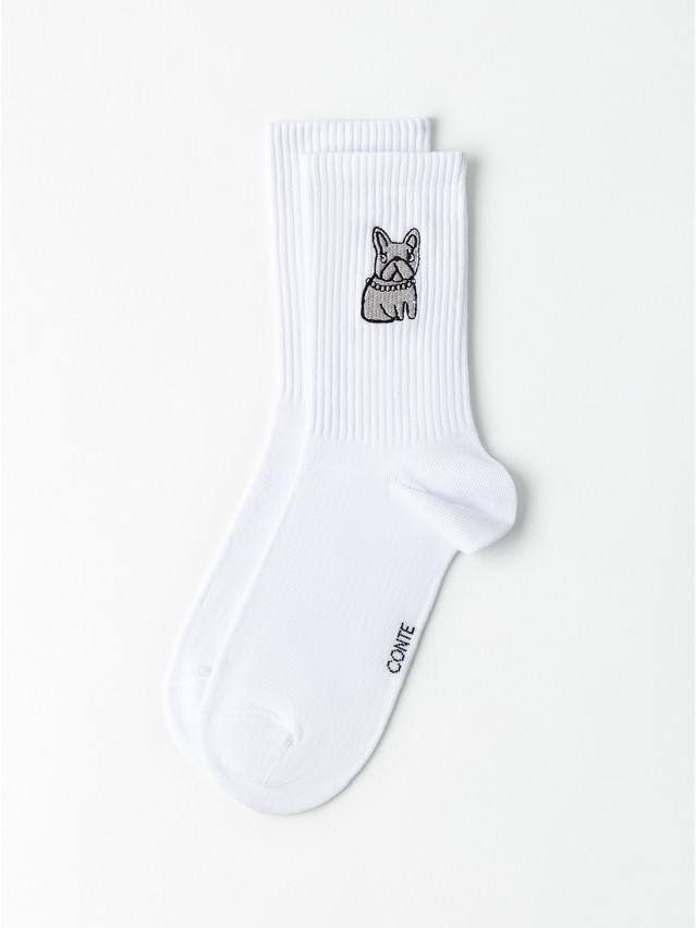 Women's socks CONTE FANTASY, s.23-25, 1090 white - 3