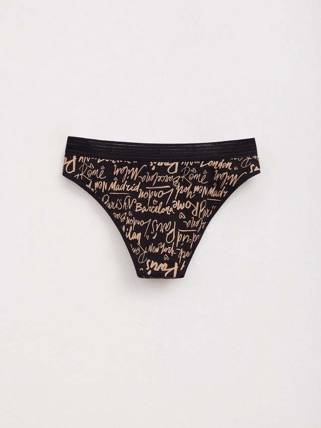 Women's panties CONTE ELEGANT POETIC LB 1528, s.90, black-coffee - 5