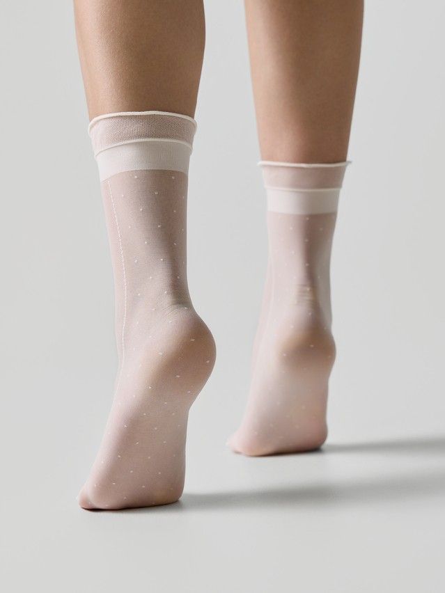 Women's socks CONTE ELEGANT FANTASY, s.23-25, panna - 2
