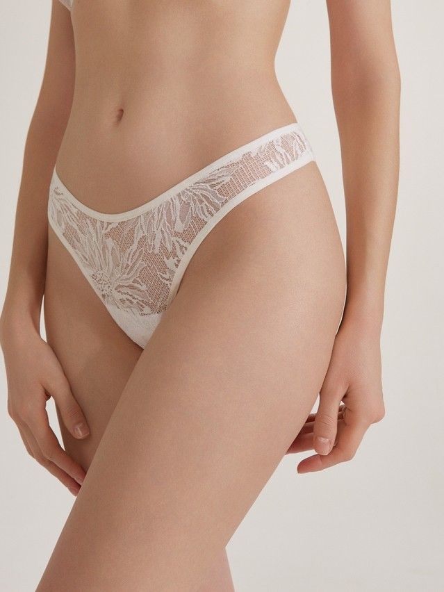 Women's panties CONTE ELEGANT MYSTERY GARDEN LBR 3114, s.90, off white - 2