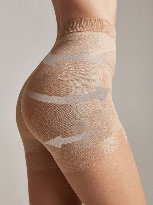 Women's tights CONTE ELEGANT X-PRESS 20 (euro-envelope),s.2, bronz - 4