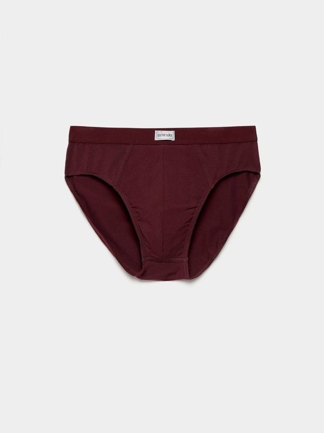Men's underpants DiWaRi BASIC MSL 701, s.78,82, wine-coloured - 1