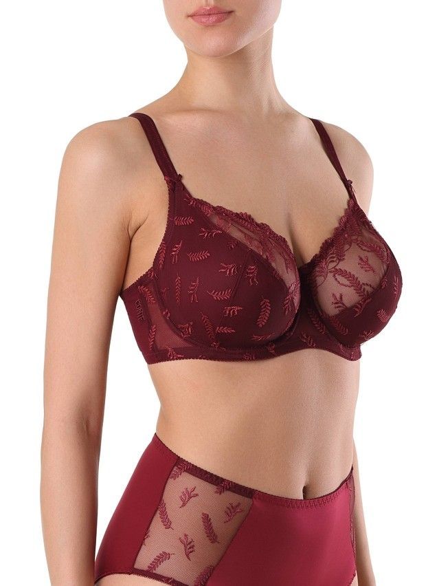 Bra CONTE ELEGANT RENDEZVOUS RB6013, s.75D, wine-coloured - 1