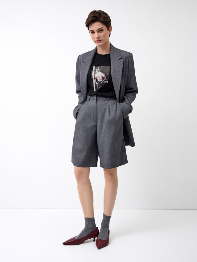 Women's shorts CONTE LS 3263, s.170-84-90, graphite - 1