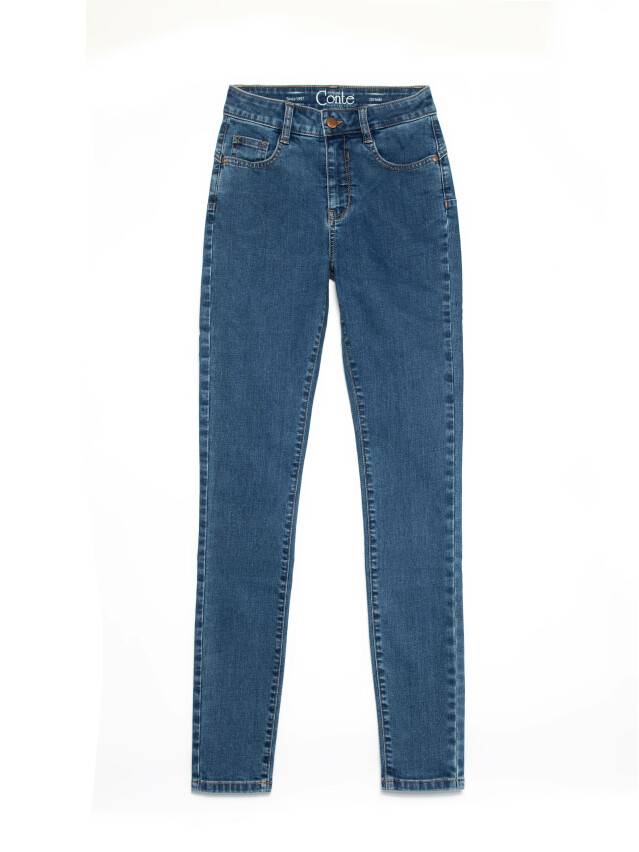 Denim trousers CONTE ELEGANT CON-296, s.170-102, mid blue - 8