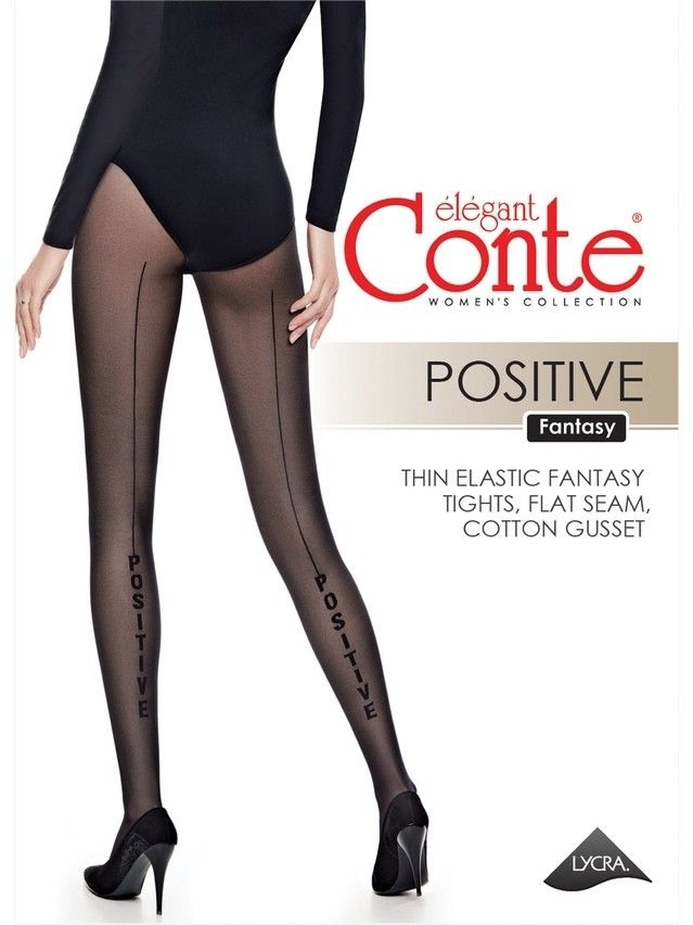 Women's tights CONTE ELEGANT POSITIVE, s.2, nero - 3
