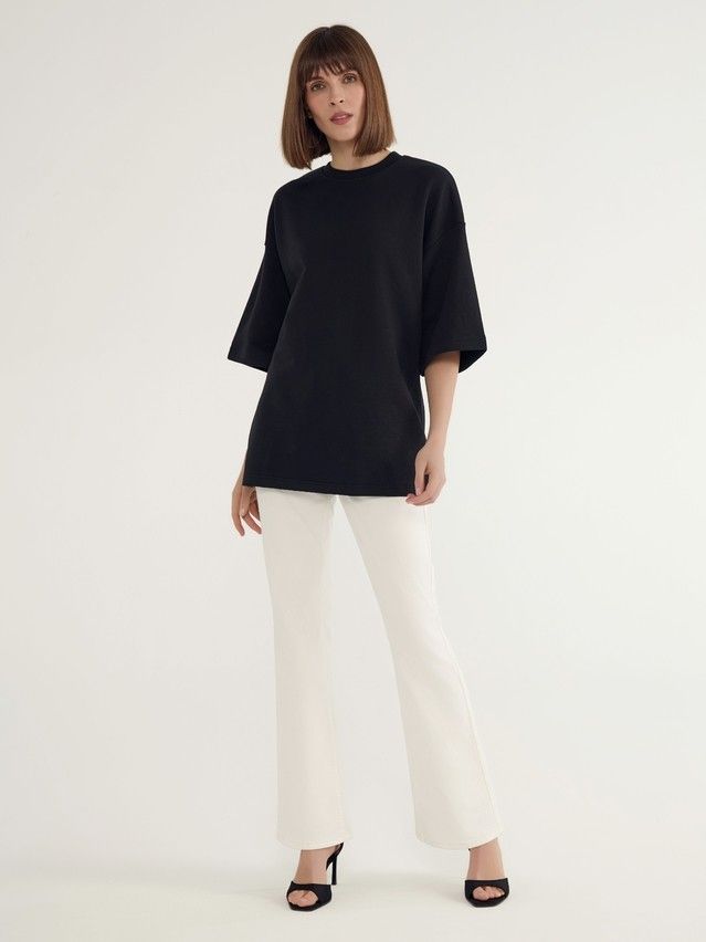 Women's polo neck shirt CONTE ELEGANT LD 3052, s.170-88, black - 4