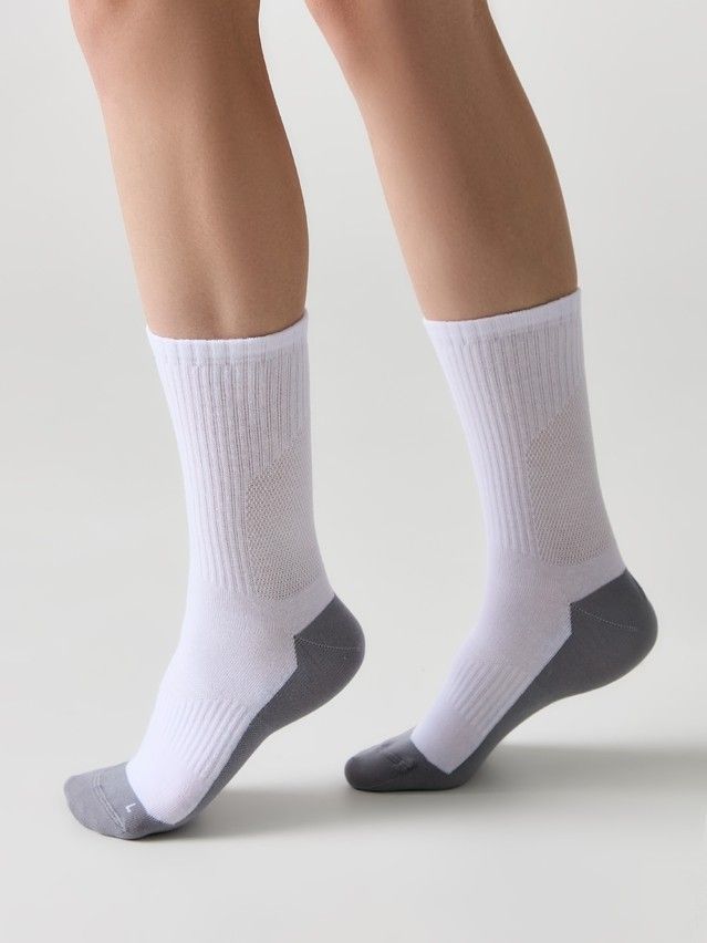 Women's socks CONTE ELEGANT SPORT, s.23-25, 1126 white - 4
