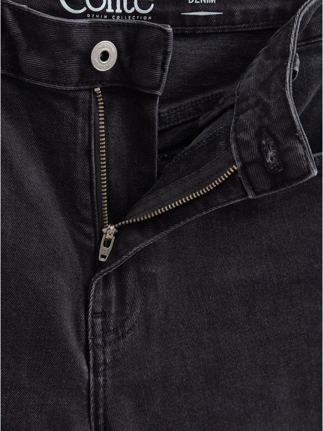 Denim trousers CONTE ELEGANT CON-718, s.170-98, washed black - 8