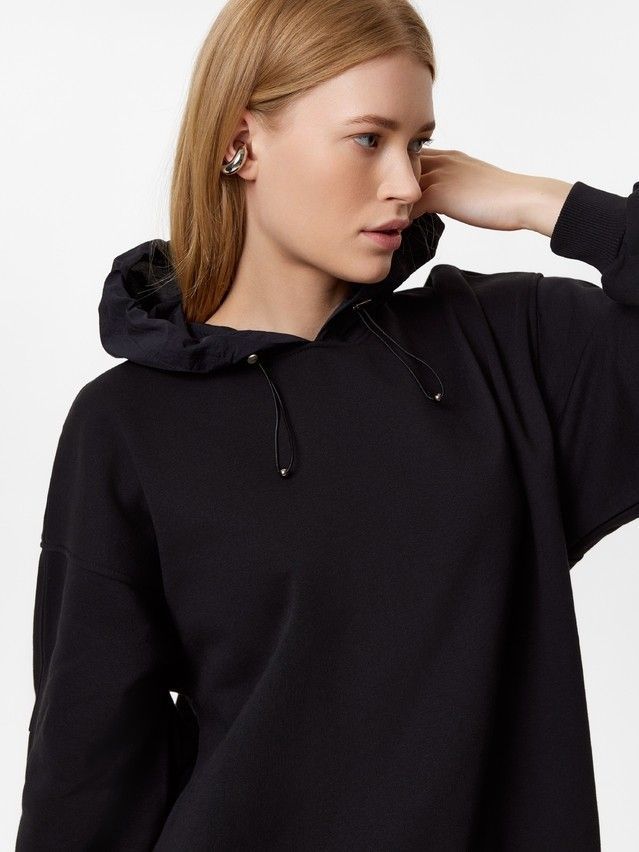 Women's polo neck shirt CONTE LD 3226, s.170-84, black - 4