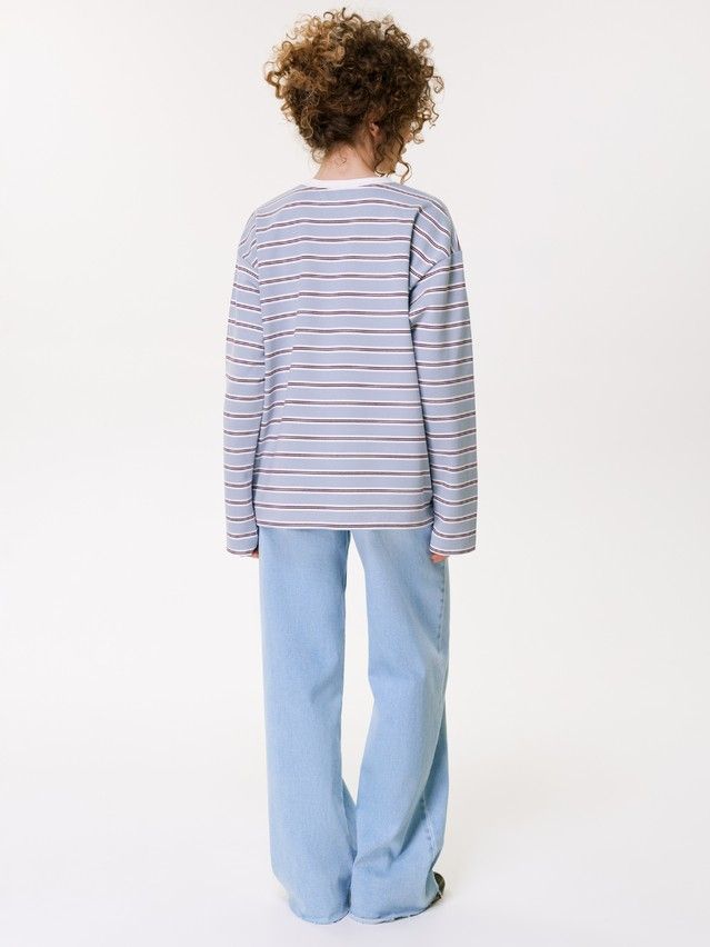 Women's jumper CONTE LD 3591, s.170-84, grey-wine-ecru - 2