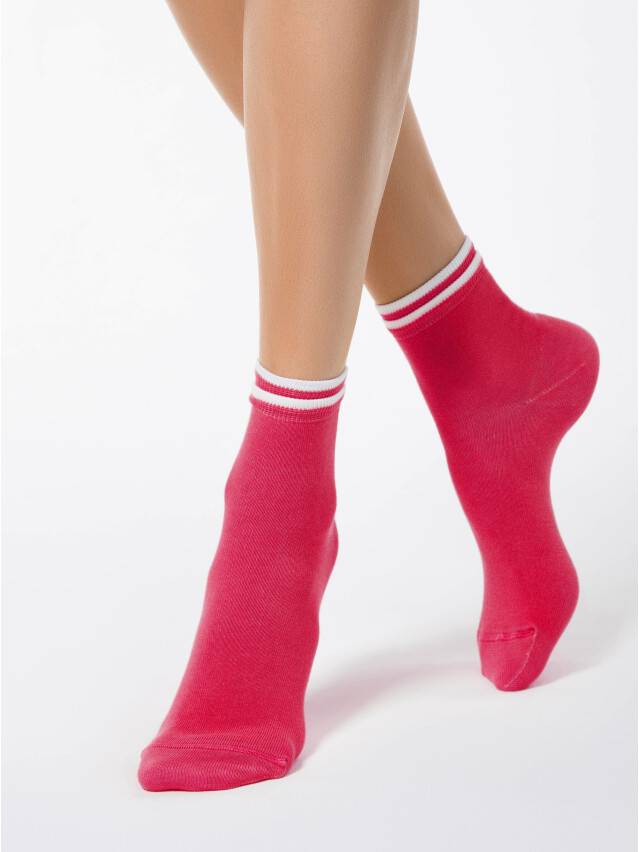 Women's socks CONTE ELEGANT CLASSIC, s.23, 010 raspberry pink - 1