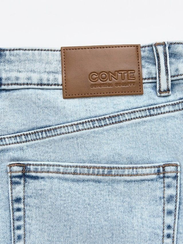 Denim trousers CONTE ELEGANT CON-786, s.170-102, light blue - 10