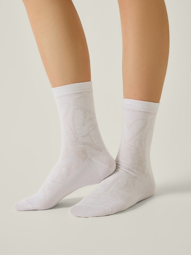 Women's socks CONTE ELEGANT CLASSIC, s.23-25, 687 white - 1
