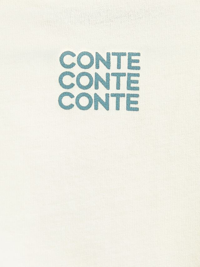 Women's polo neck shirt CONTE ELEGANT LD 3032, s.170-92, milk-sea - 8