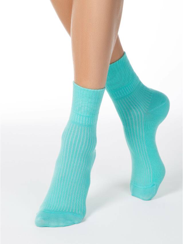 Women's socks CONTE ELEGANT CLASSIC, s.23, 013 turquoise - 2