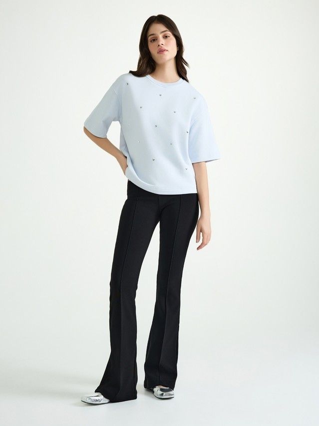 Women's polo neck shirt CONTE ELEGANT LD 3154, s.170-84, blue quartz - 2