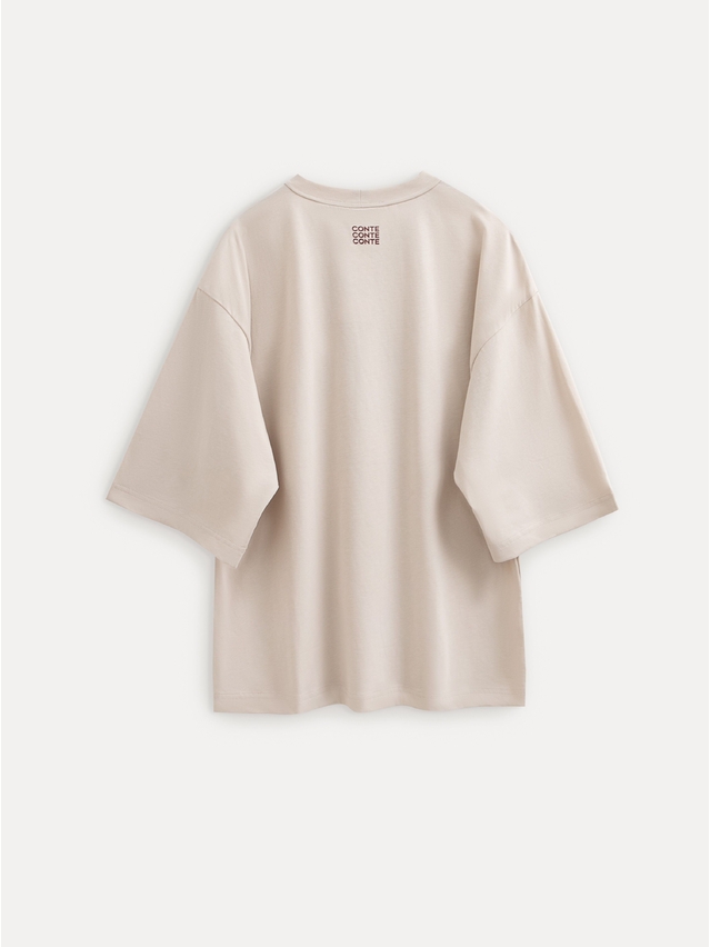 Women's polo neck shirt CONTE LD 3449, s.170-88, beige-dinner - 9