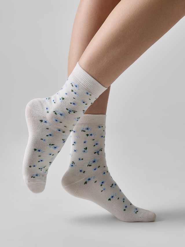 Women's socks CONTE ELEGANT CLASSIC, s.23-25, 1181 milky - 3