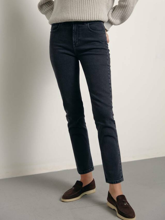 Denim trousers CONTE ELEGANT CON-366, s.170-102, washed black - 3