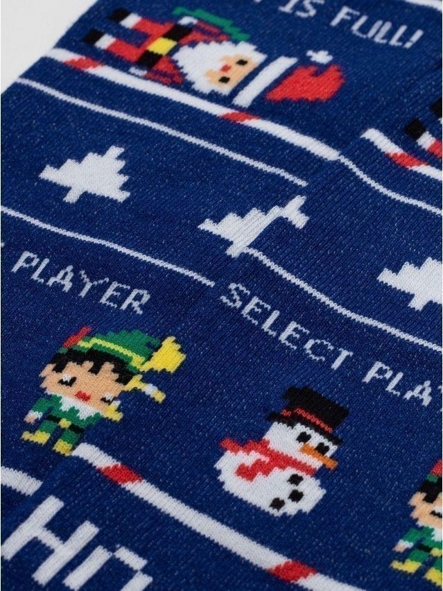 Children's tights CONTE-KIDS NEW YEAR, s.80-86 (14),668 dark blue - 5