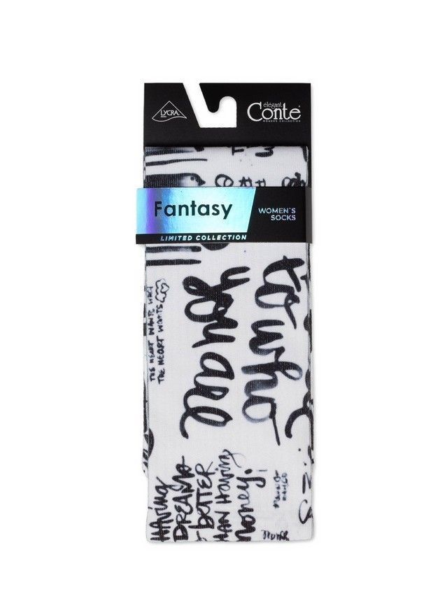 Women's socks CONTE ELEGANT FANTASY, s.23-25, 315 white - 3
