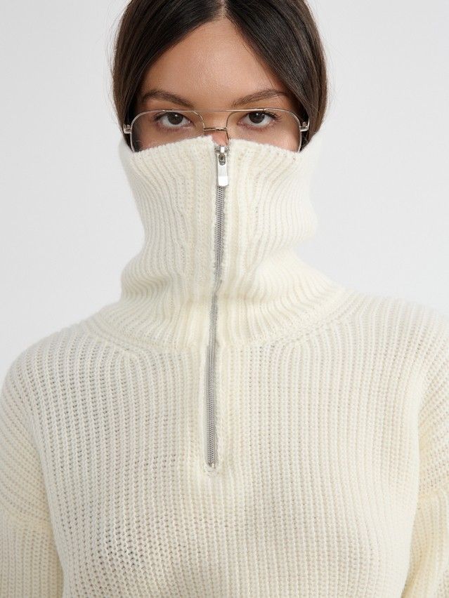 Women's pullover CONTE ELEGANT LDK23105, s.170-84, milk - 12