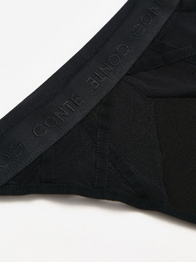Women's panties CONTE ELEGANT CRISS CROSS LTA 2998, s.90, black - 5