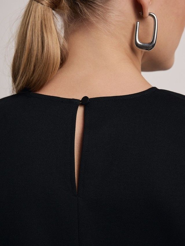 Women's polo neck shirt CONTE ELEGANT LD 2806, s.170-92, black - 4