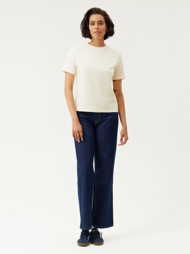 Women's jumper CONTE ELEGANT BASIC COLLECTION LD 5024, s.170-84, light yellow - 1