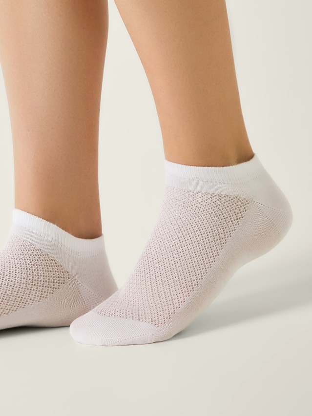 Women's socks CONTE ELEGANT ACTIVE, s.23-25, 961 white - 1