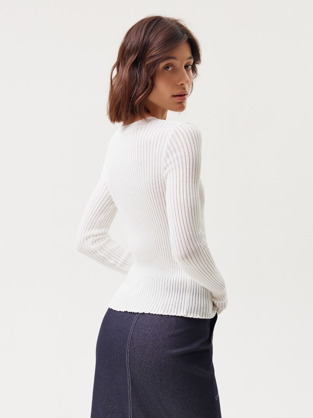 Women's pullover CONTE LDK25164, s.170-84, ecru - 4