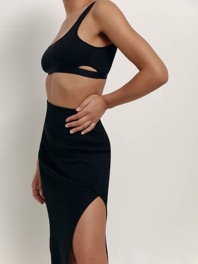 Women's skirt CONTE ELEGANT LU 1853, s.170-90, black - 3
