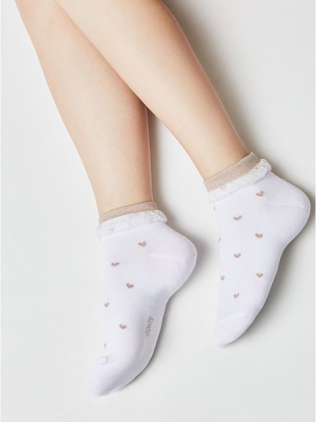 Women's socks CONTE ELEGANT CLASSIC, s.23, 243 white - 4
