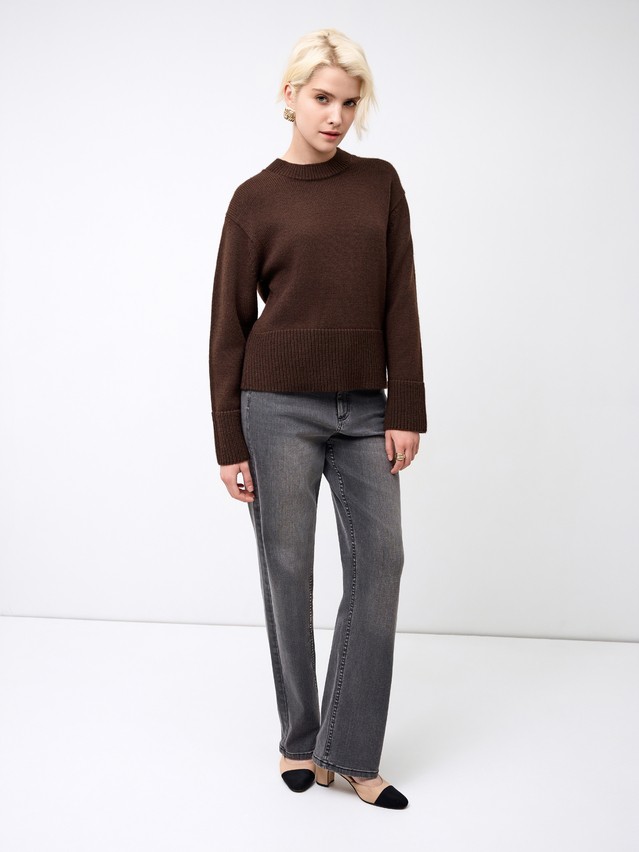 Women's pullover CONTE ELEGANT LDK24132, s.170-84, chocolate - 1